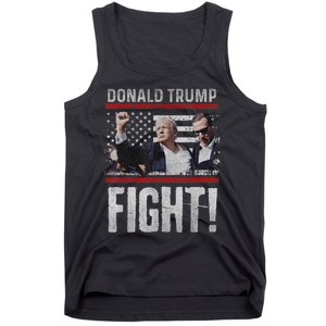 Donald Trump Fist American Flagtee Trump Fight Tank Top