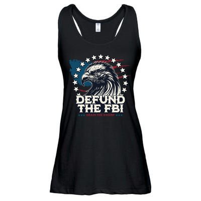 Defund The FBI MAGAConservative Republican Fourth Of July Ladies Essential Flowy Tank