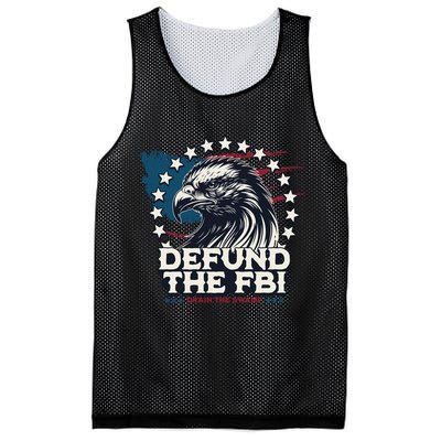 Defund The FBI MAGAConservative Republican Fourth Of July Mesh Reversible Basketball Jersey Tank