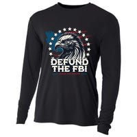 Defund The FBI MAGAConservative Republican Fourth Of July Cooling Performance Long Sleeve Crew