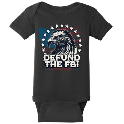 Defund The FBI MAGAConservative Republican Fourth Of July Baby Bodysuit
