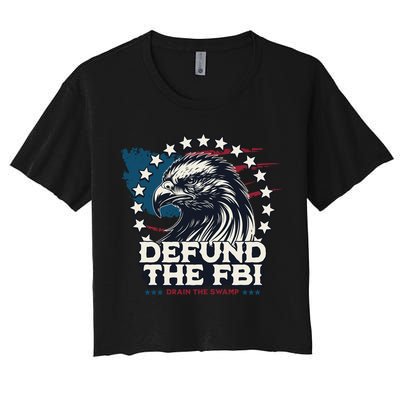 Defund The FBI MAGAConservative Republican Fourth Of July Crop Top