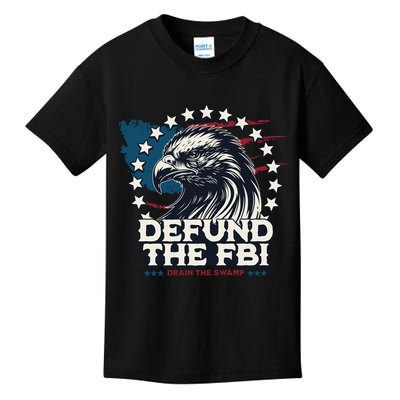 Defund The FBI MAGAConservative Republican Fourth Of July Kids T-Shirt