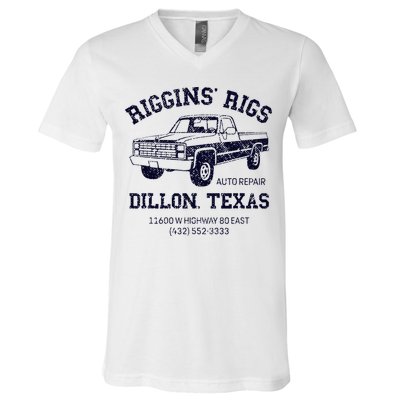 Dillon Texas Friday Night Football Player Fan Riggins Rigs V-Neck T-Shirt