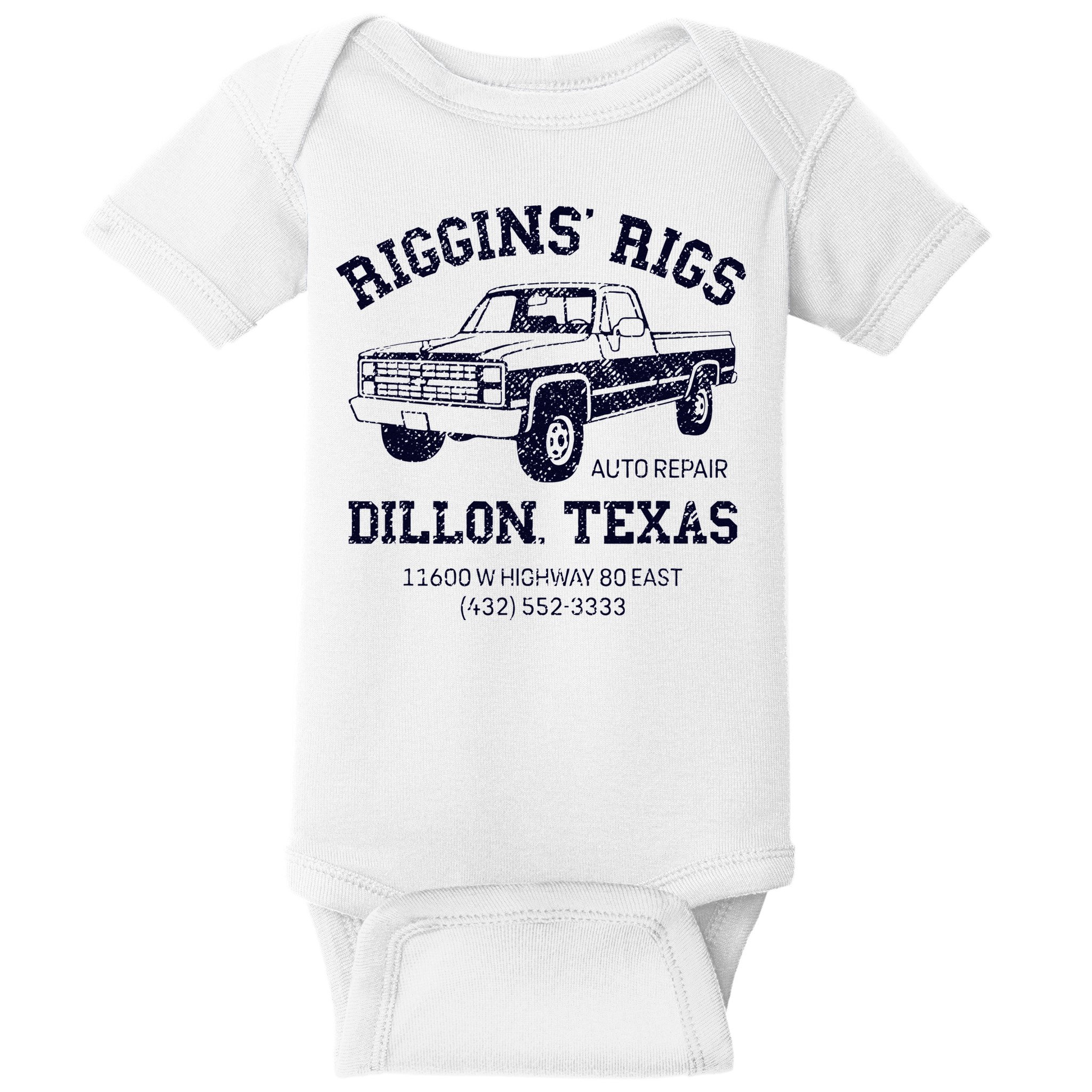 Dillon Texas Friday Night Football Player Fan Riggins Rigs Baby Bodysuit