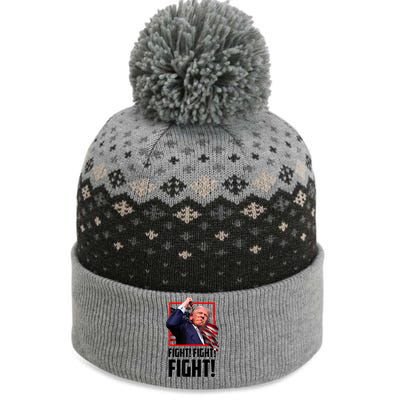 Donald Trump Fight Fighting Fighters Supporters Americans The Baniff Cuffed Pom Beanie