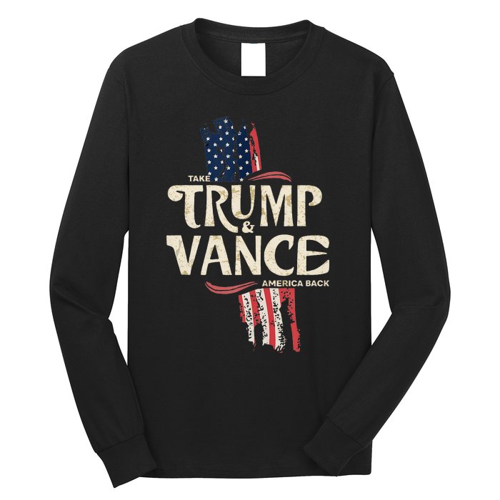 Donald Trump For President 2024 Long Sleeve Shirt