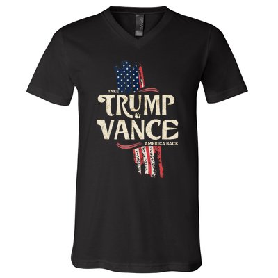 Donald Trump For President 2024 V-Neck T-Shirt