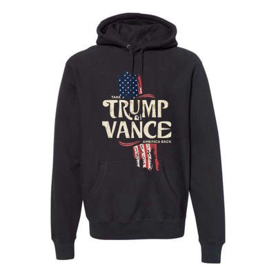 Donald Trump For President 2024 Premium Hoodie