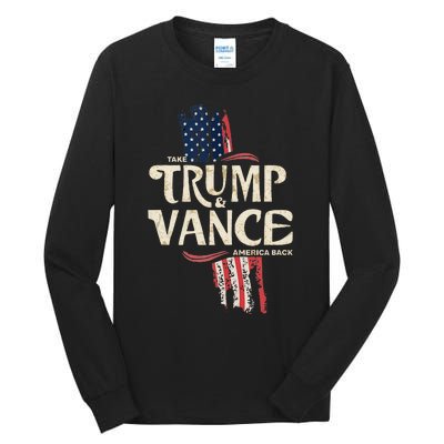 Donald Trump For President 2024 Tall Long Sleeve T-Shirt