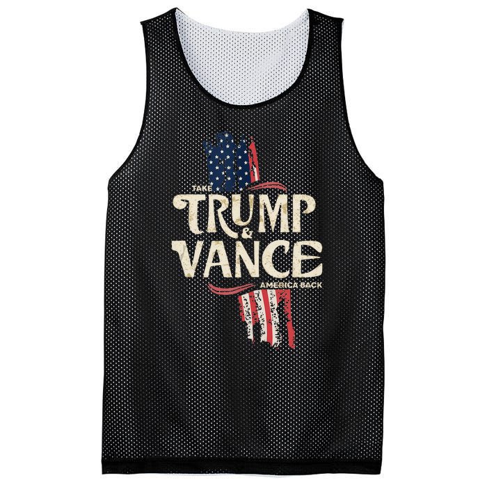 Donald Trump For President 2024 Mesh Reversible Basketball Jersey Tank