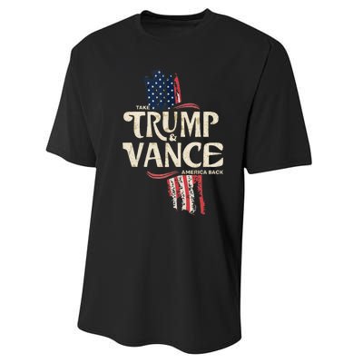 Donald Trump For President 2024 Performance Sprint T-Shirt