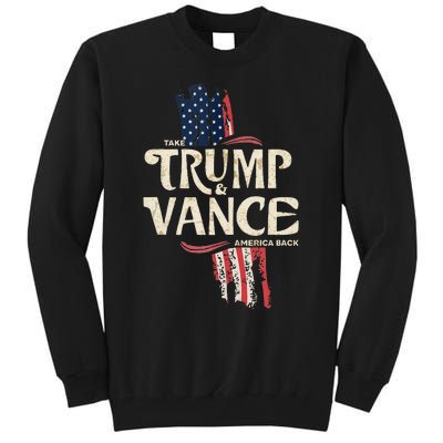 Donald Trump For President 2024 Tall Sweatshirt