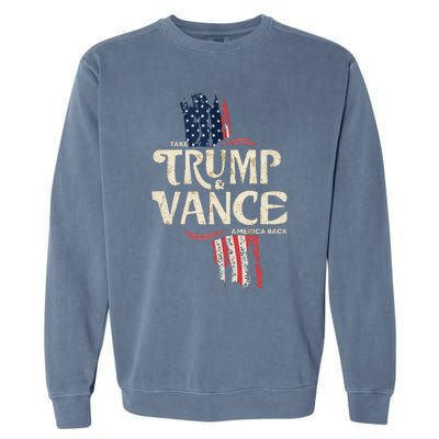 Donald Trump For President 2024 Garment-Dyed Sweatshirt