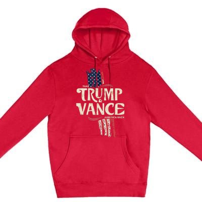 Donald Trump For President 2024 Premium Pullover Hoodie