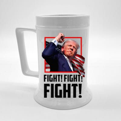 Donald Trump Fight Fighting Fighters Supporters Americans Beer Stein