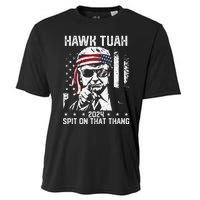 Donal Trump Funny Hawk Tush Spit On That Thang Gift Cooling Performance Crew T-Shirt