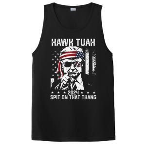 Donal Trump Funny Hawk Tush Spit On That Thang Gift PosiCharge Competitor Tank