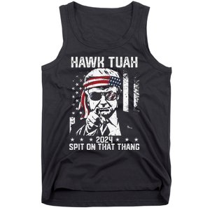 Donal Trump Funny Hawk Tush Spit On That Thang Gift Tank Top