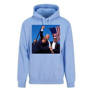 Donald Trump Fight Fist 2024 Unisex Surf Hoodie