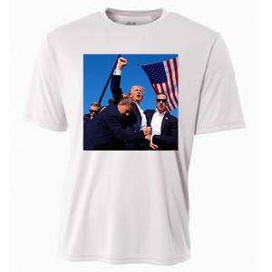 Donald Trump Fight Fist 2024 Cooling Performance Crew T-Shirt