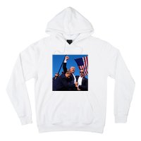 Donald Trump Fight Fist 2024 Hoodie