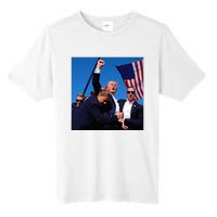 Donald Trump Fight Fist 2024 Tall Fusion ChromaSoft Performance T-Shirt