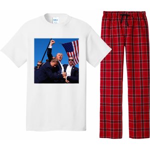 Donald Trump Fight Fist 2024 Pajama Set