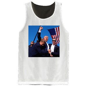 Donald Trump Fight Fist 2024 Mesh Reversible Basketball Jersey Tank