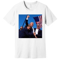 Donald Trump Fight Fist 2024 Premium T-Shirt