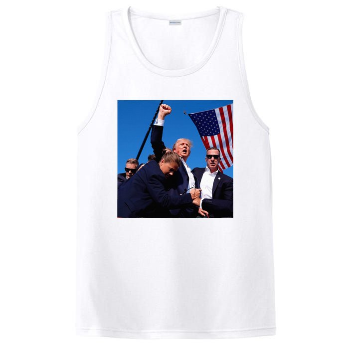 Donald Trump Fight Fist 2024 PosiCharge Competitor Tank