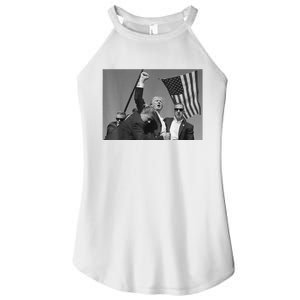 Donald Trump Fist Pump Women’s Perfect Tri Rocker Tank