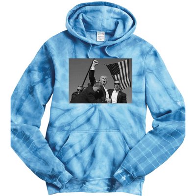 Donald Trump Fist Pump Tie Dye Hoodie