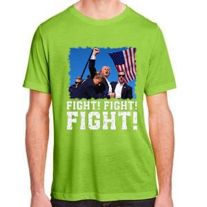 Donald Trump Fight Fighting Fighters Supporters Americans Adult ChromaSoft Performance T-Shirt