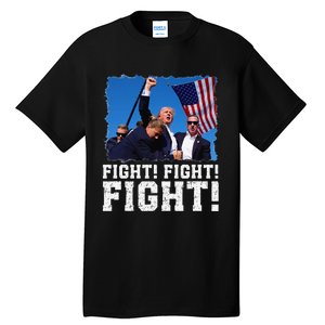 Donald Trump Fight Fighting Fighters Supporters Americans Tall T-Shirt