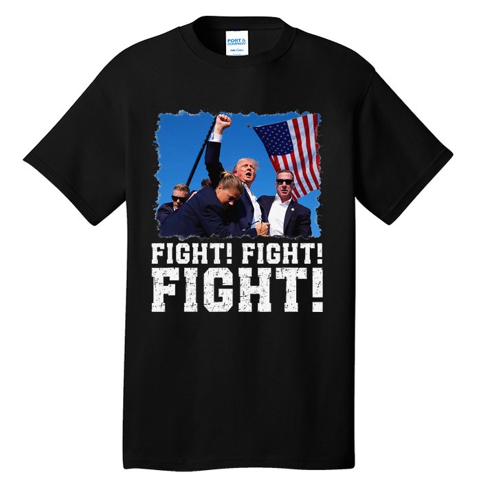 Donald Trump Fight Fighting Fighters Supporters Americans Tall T-Shirt