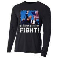 Donald Trump Fight Fighting Fighters Supporters Americans Cooling Performance Long Sleeve Crew