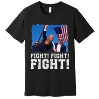 Donald Trump Fight Fighting Fighters Supporters Americans Premium T-Shirt