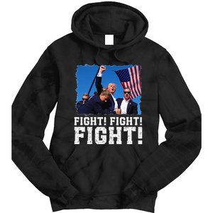 Donald Trump Fight Fighting Fighters Supporters Americans Tie Dye Hoodie