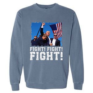 Donald Trump Fight Fighting Fighters Supporters Americans Garment-Dyed Sweatshirt