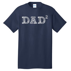 Dad2 Two  Fathers Day Father Of Two Tall T-Shirt