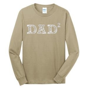 Dad2 Two  Fathers Day Father Of Two Tall Long Sleeve T-Shirt