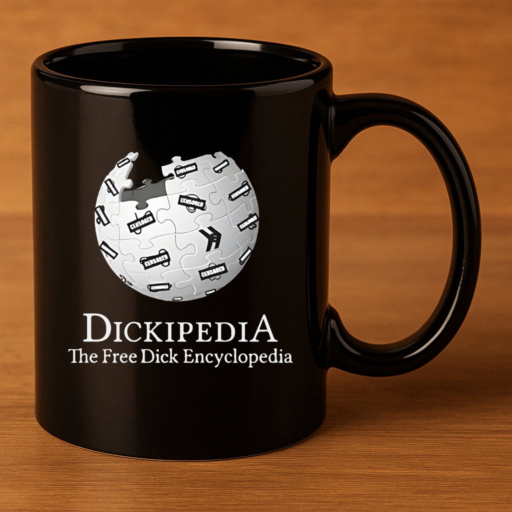 Dickipedia The Free Dick Encyclopedia 11oz C Handle Ceramic Mug