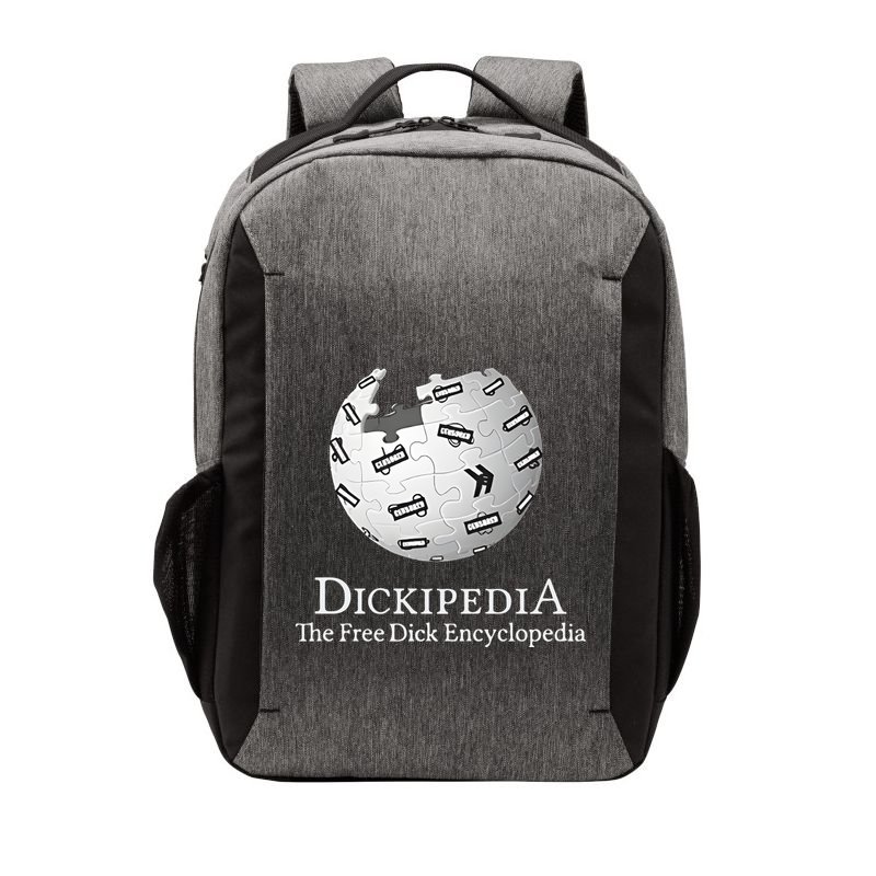 Dickipedia The Free Dick Encyclopedia Vector Backpack