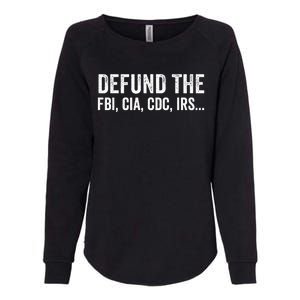 Defund The FBI For Men Women Womens California Wash Sweatshirt