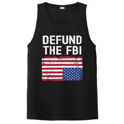 Defund The FBI American Flag PosiCharge Competitor Tank