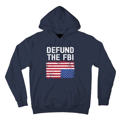 Defund The FBI American Flag Hoodie