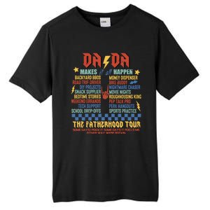 Dada Tours Funny Dad Daddy Fathers Day Tall Fusion ChromaSoft Performance T-Shirt