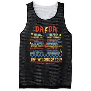 Dada Tours Funny Dad Daddy Fathers Day Mesh Reversible Basketball Jersey Tank