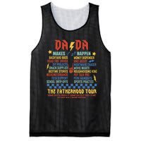 Dada Tours Funny Dad Daddy Fathers Day Mesh Reversible Basketball Jersey Tank